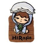 Hirono Staying Up – Echo Fridge Magnet Clip official product photo